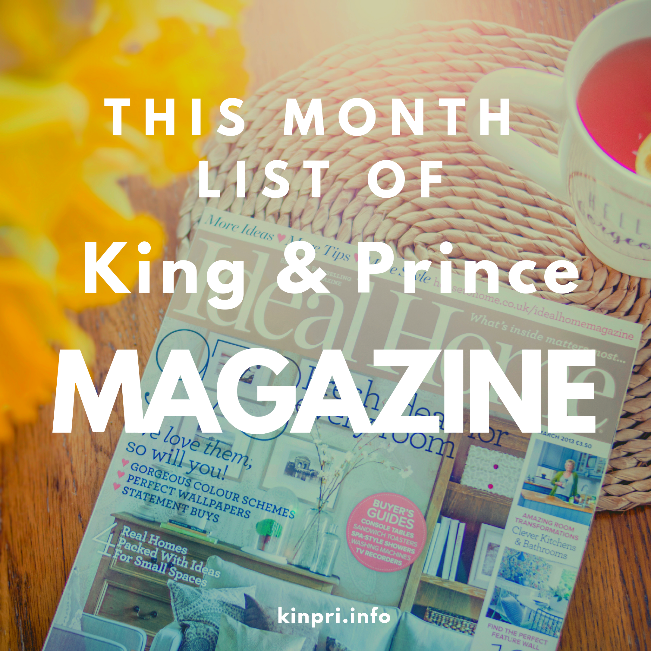 King Princeキンプリ 年6月雑誌掲載情報まとめ 6 23更新 King Princeなるべく最新情報キンプリ